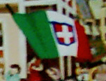 The 1860's Kingdom of Italy Flag. 